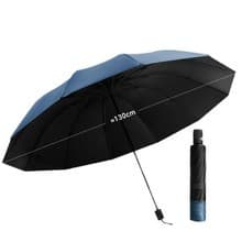 12-rib extra large umbrella unisex three-person dual rain & sun umbrella oversized reinforced student folding thickened sun umbrella