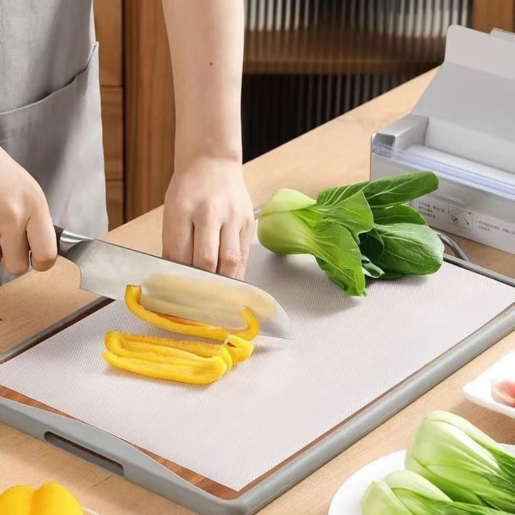 Household Disposable Cutting Mat Kitchen PEVA Cutting Board Pad Non-Slip Chopping Board Paper Cuttable Disposable Mat