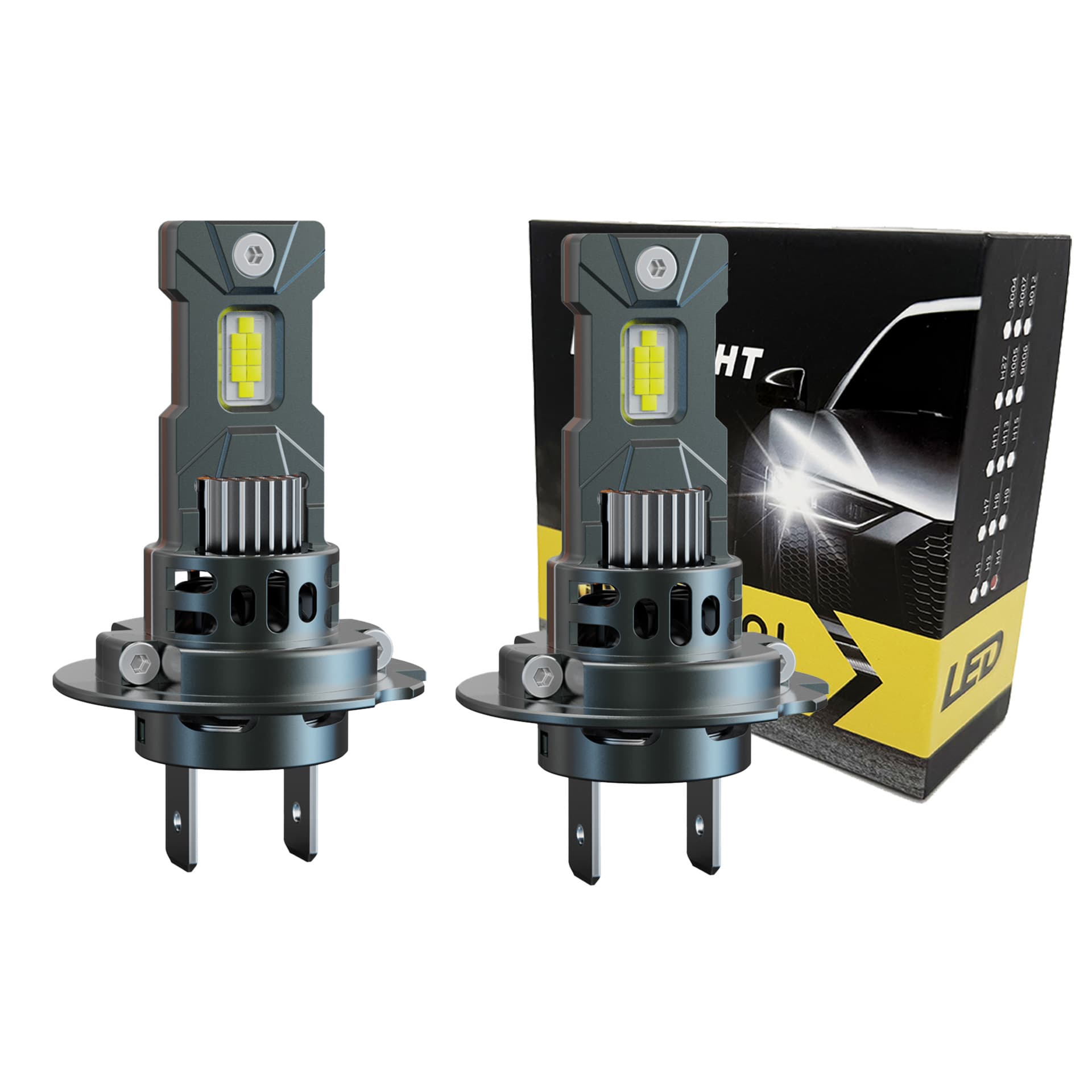 Cross-border Trend Hot Product M10 High Power Strong Light LED Lamp 1:1 Direct Plug H7 H4 H11 H1 H3 Car Headlight