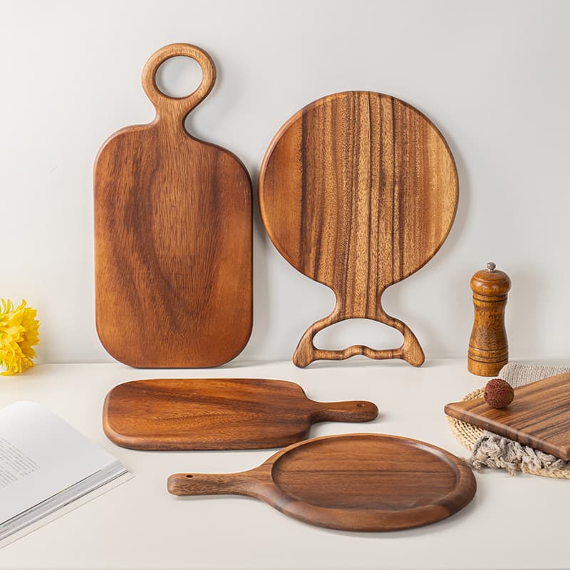 South American Walnut Wood Bread Board, Solid Wood Fruit Board, Cutting Board, Kitchen Chopping Board, Wooden Cutting Board, Steak Board, Baby Food Board