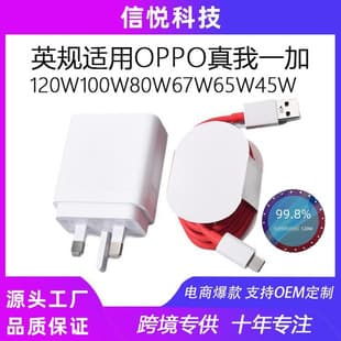 UK Plug 120W 100W 80W 67W 65W 45W for OPPO Realme OnePlus ACE Super Flash Charge USB Charger