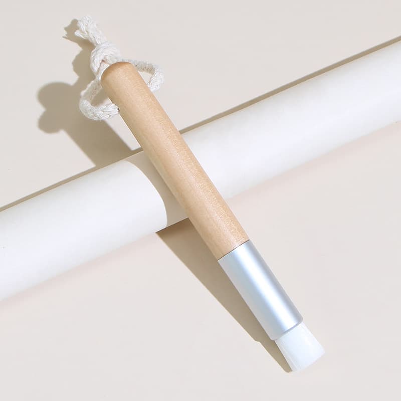 Single Flat Head Nose Washing Brush Cleaning Brush Blackhead Removing Acne Bamboo Rod with Rope Beauty Tools Factory In Stock Wholesale