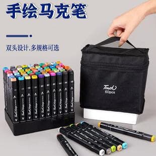 Large Capacity Dual-tip Markers Washable for Children Students Art Painting Kindergarten Graffiti Crayons Wholesale
