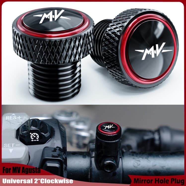 Compatible with MV Agusta F3 675 Brutale 800 1000 Modified Mirror Hole Plug Screw