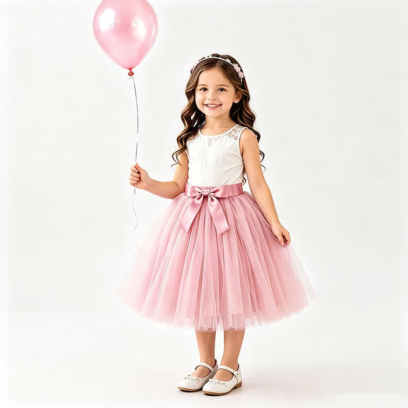 Children and girls half-length mesh skirt festival dance skirt tutu skirt colorful gauze skirt ballet skirt European and American style