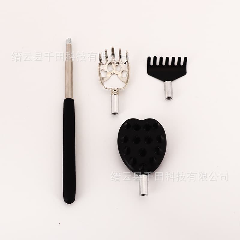 Wholesale detachable head back scratcher for seniors, customizable self-sufficient itching relief device