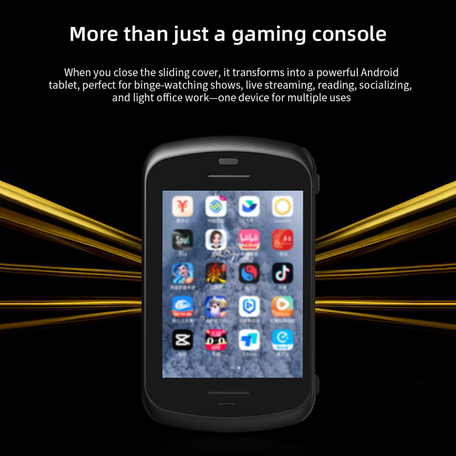 ANBERNIC Export Model RG Slide Android Slider with 120HZ High Refresh Touchscreen, Large Screen Retro Handheld