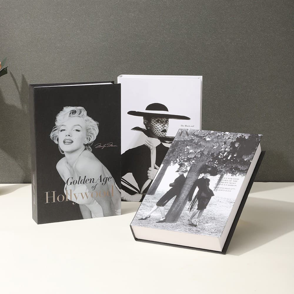 Simple fashion magazine fake book ornaments character cover simulation book cafe decoration book ornaments bookcase decorations