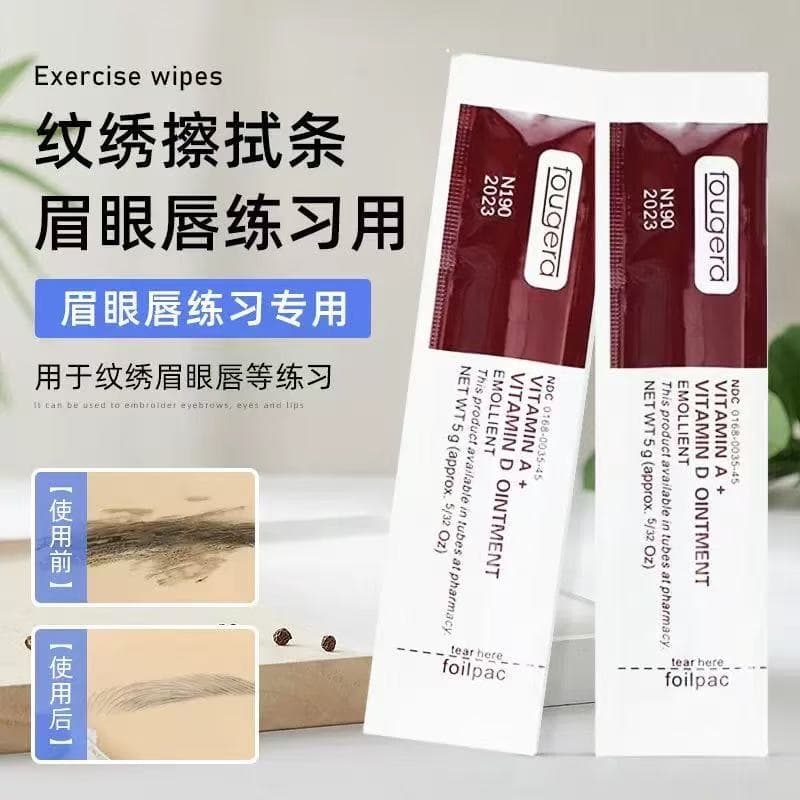 Tattoo Practice Skin Wipe Cream Tattoo Wipe Strip Tattoo Cleaning Cream Repair Cream Special Wipe Strip Cross-border Supply