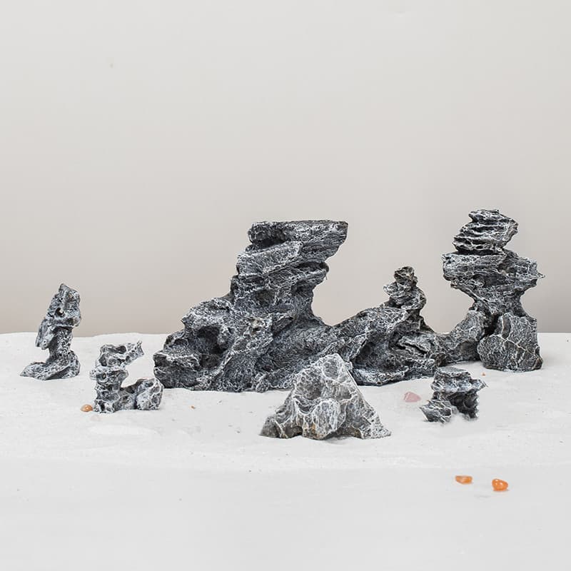 Cliff Fake Mountain Style Ornaments, Office Model Room Decoration Crafts, Mini Landscape Rock Arrangements