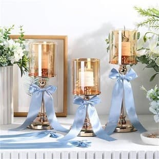 Amazon Hot Sale Ballet Style Bow Cake Birthday Party Perfume Bottle Wine Bottle Candle Gift Box Decorative Ribbon