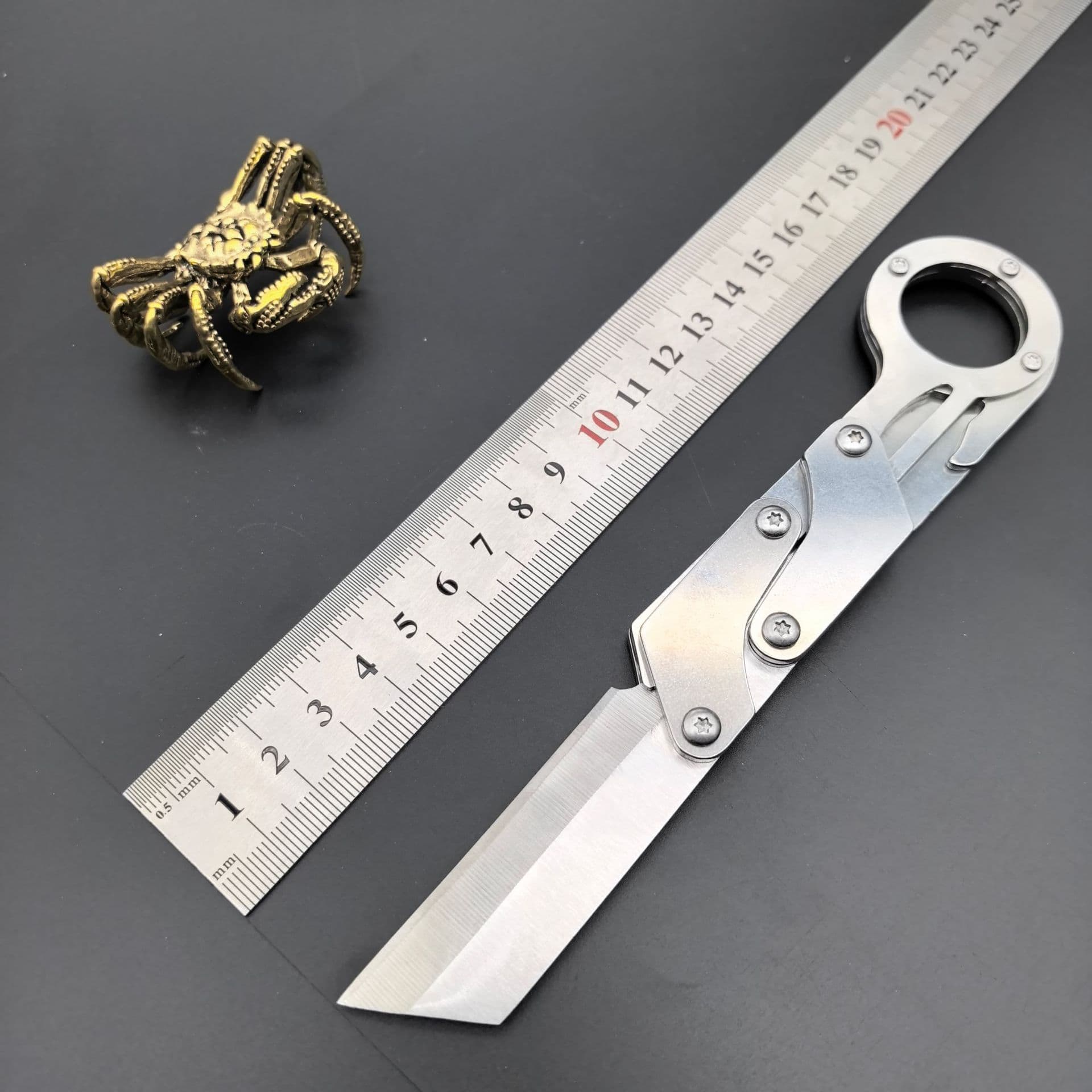 New Mechanical Mini Knife Multi-Function Folding Knife Camping Outdoor Mini Knife Cross-Border Hot Selling Mechanical Knife