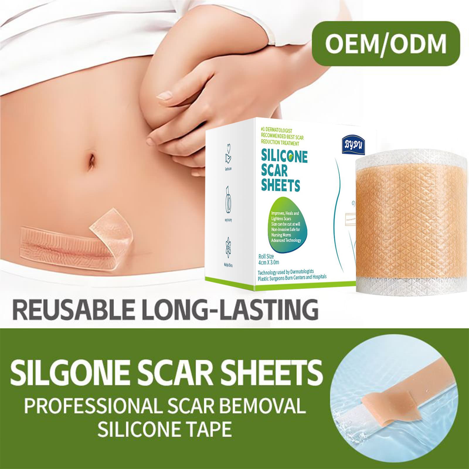 Silicone Scar Care Patch Daily Gentle Care Body Skin Breathable Comfort Skin Care Cross-Border Hot Sale