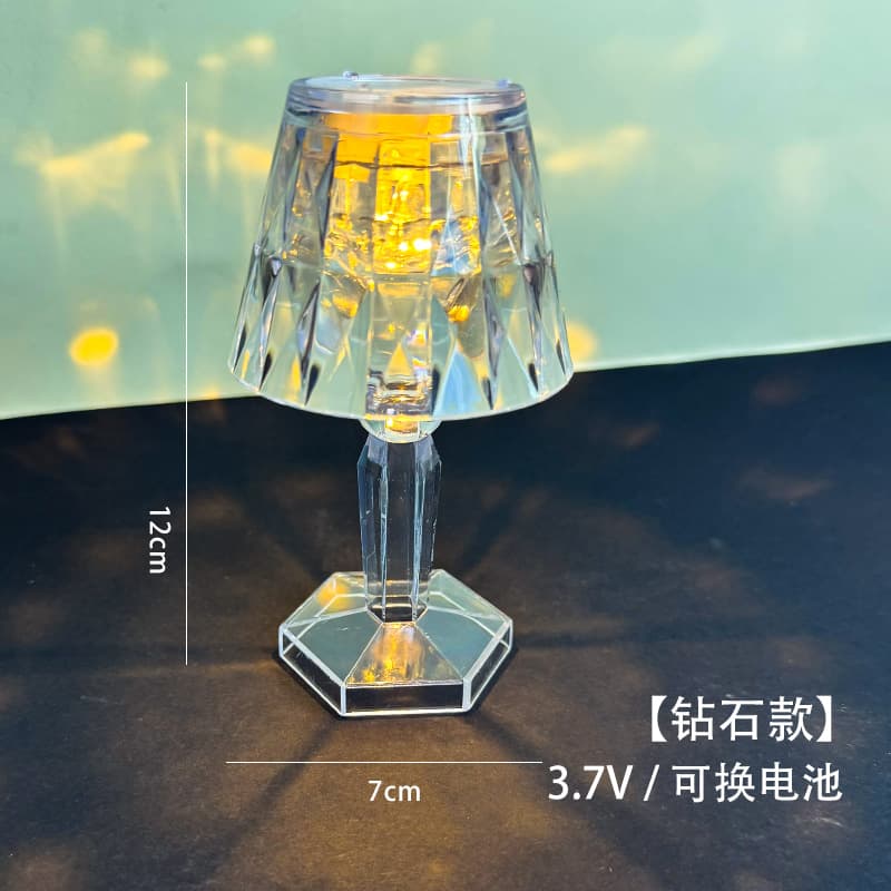 DIY Cream Glue Night Light Kids Handmade Ambient Small Table Lamp LED Creative Crystal Lamp Birthday Gift