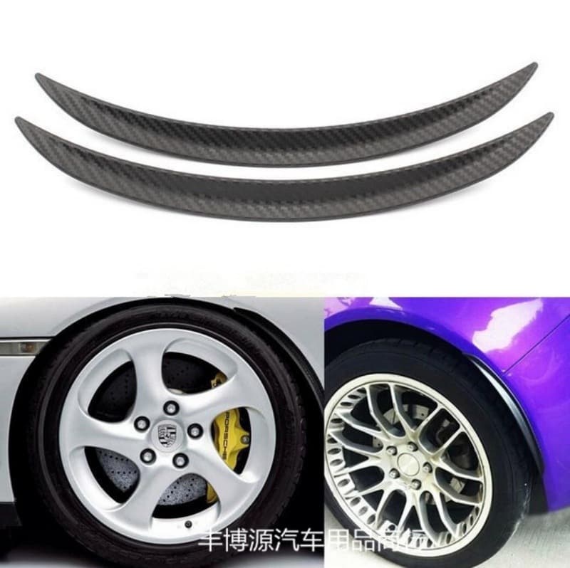 Car Fender Carbon Fiber Fender Wheel Arch Decal Sticker Modified Fender Trim Wheel Arch Decorative Strip