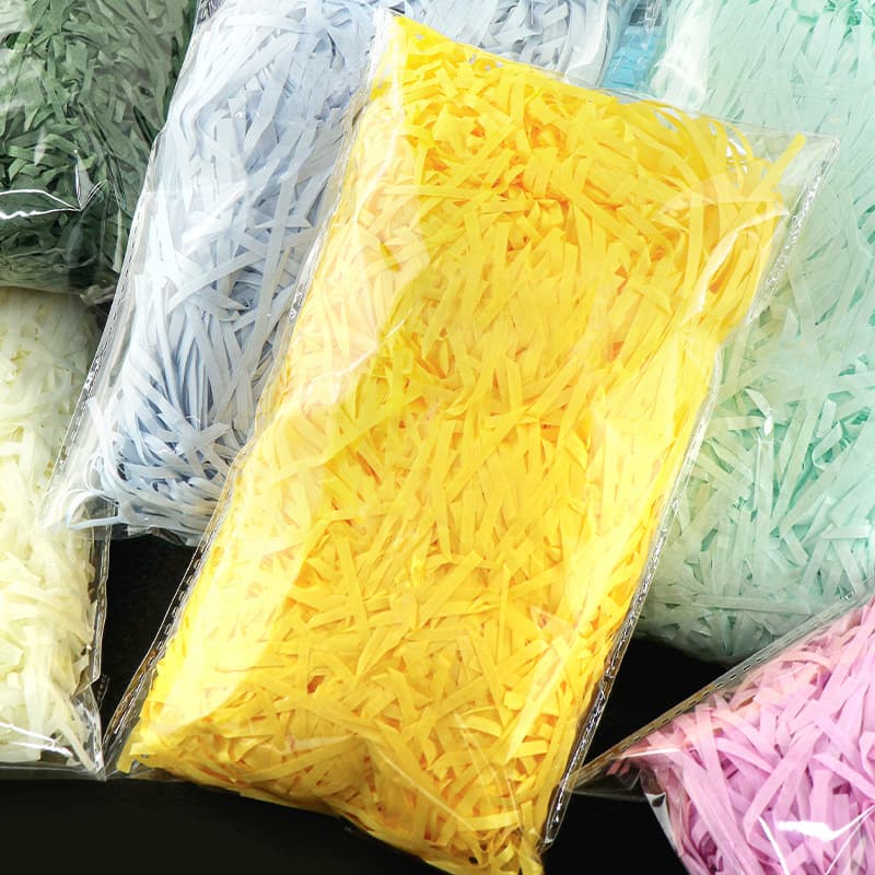 [In-Stock Large Quantities of Raffia Paper Silk 10g 20g 50g Gift Box Filler for Wedding Candy Boxes Wholesale from Manufacturer]