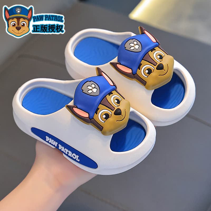 PAW Patrol Kids Slippers Summer New Boys Girls Indoor Outdoor Anti-slip Soft Sole Home Baby Sandals