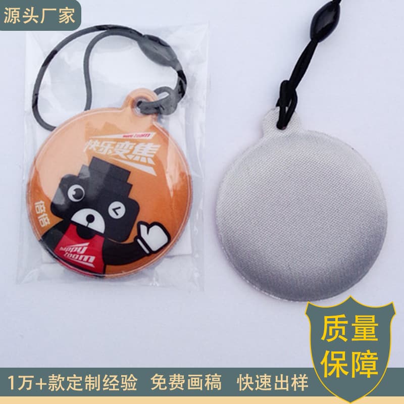 Elastic PVC Phone Cleaner High-Definition Cartoon Round Phone Screen Cleaner PVC Phone Charm Export Quality
