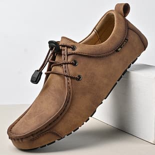 Cross-Border Big Size Men's Loafers, Lightweight Soft Sole Trendy Casual Lazy Shoes, Fashion Versatile Moccasins for Men