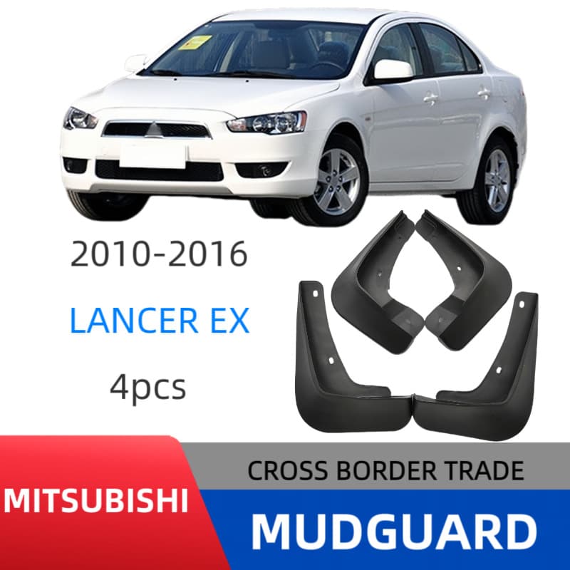 Fender Flares for Mitsubishi Lancer EX 2010-2016 Standard Version, Export Cross-Border Mud Flaps Leather Modification
