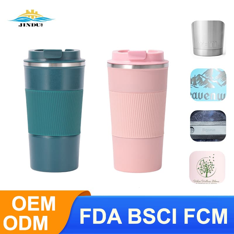 American 304 stainless steel coffee cup, outdoor portable thermos cup, car portable cup, vacuum water cup, household cup