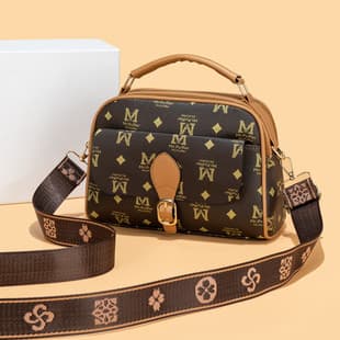 Women's Bag Crossbody Bag Handbag Shoulder Bag Small Square Bag Casual Retro Style Boston Bag Double Main Pocket Wholesale