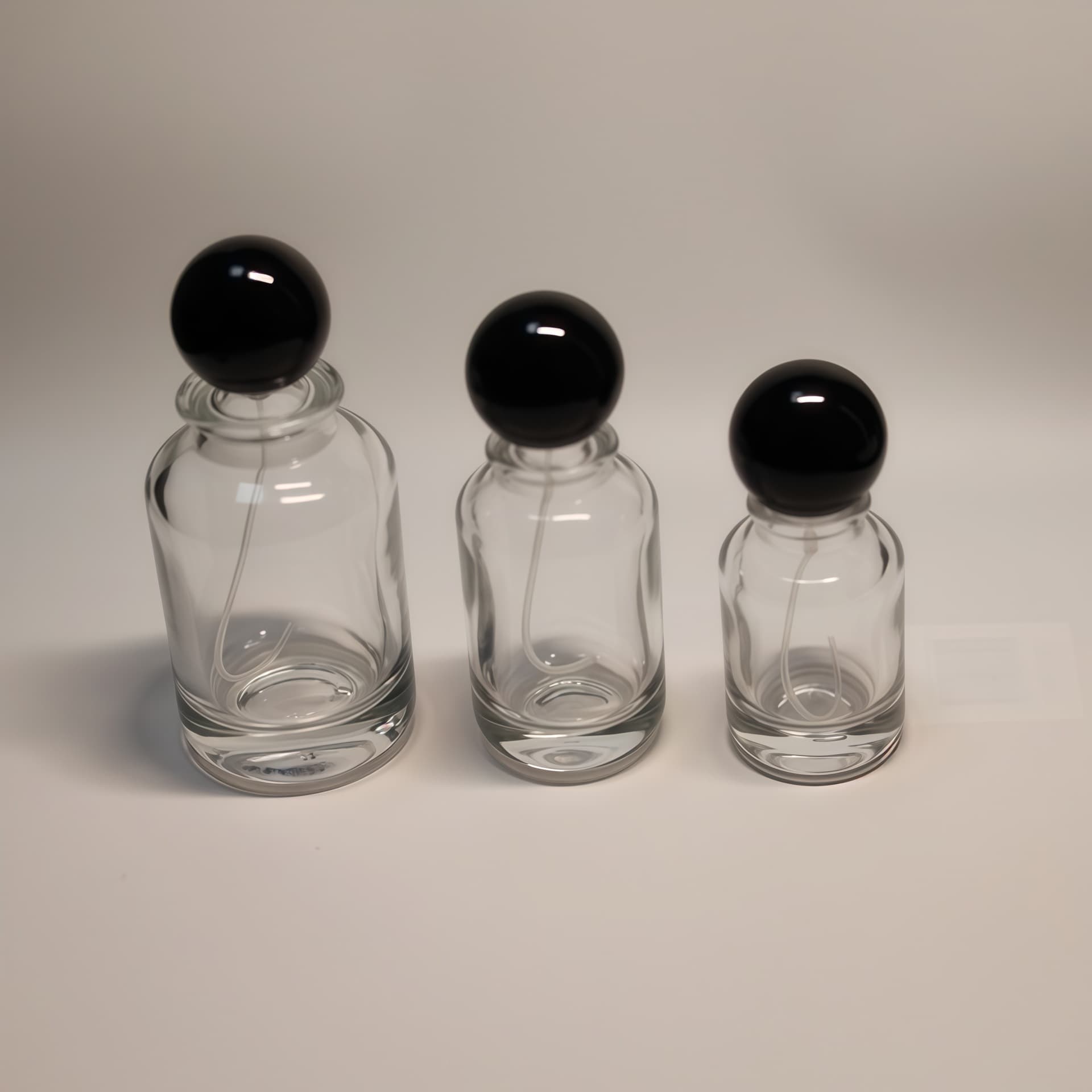 In-Stock 50ml 100ml Large Magnetic Cap Perfume Bottle Cylindrical Snap-On Spray Perfume Bottle with Paper Tube Box