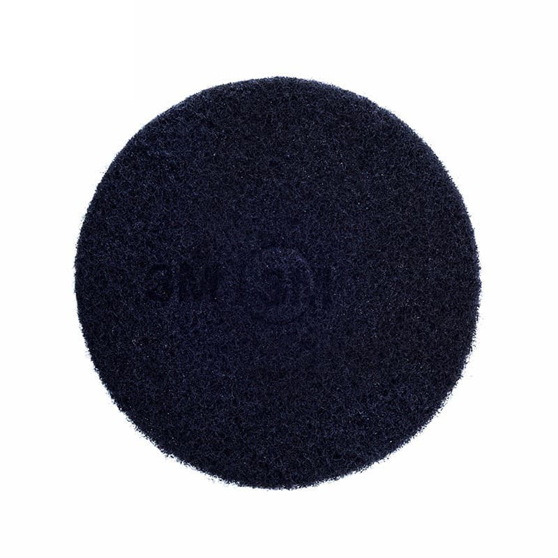Genuine 3M 7200 Scouring Pad 17-inch Black Thickened Wax Stripping Pad for Floor Scrubber, Polishing and Wax Removal Black Brush Pad