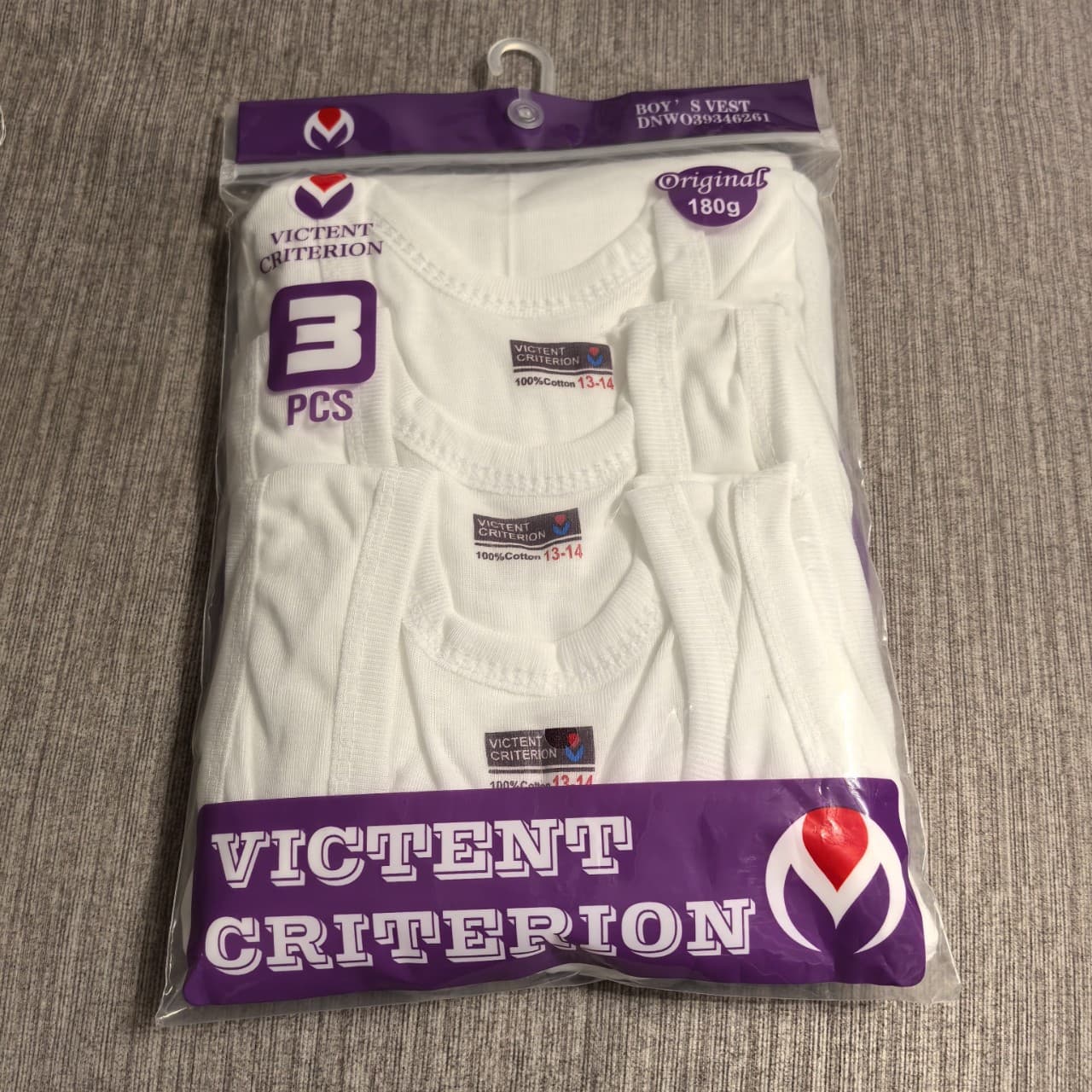 Three-Pack Children's Vests for Export to Africa and the Middle East, Direct Supply from Manufacturer, Available in 6 Sizes