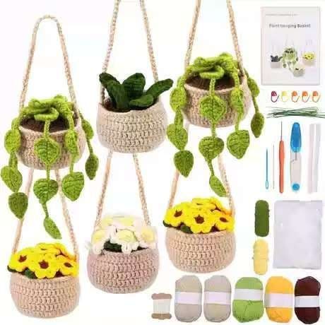 Customized integrated links: Flower tray hanging basket, hanging basket with added string, fruit popping game, flower popping game