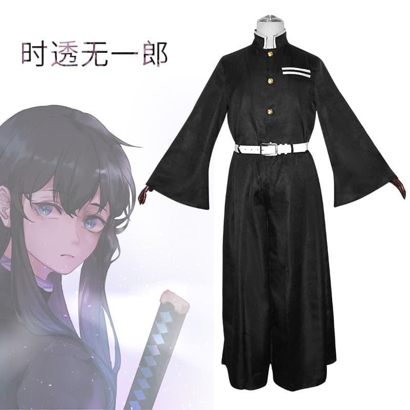Demon Slayer: Kimetsu no Yaiba Tokito Muichiro cos uniform Demon Slayer team uniform cosplay clothes Kasumashira men and women same style clothing