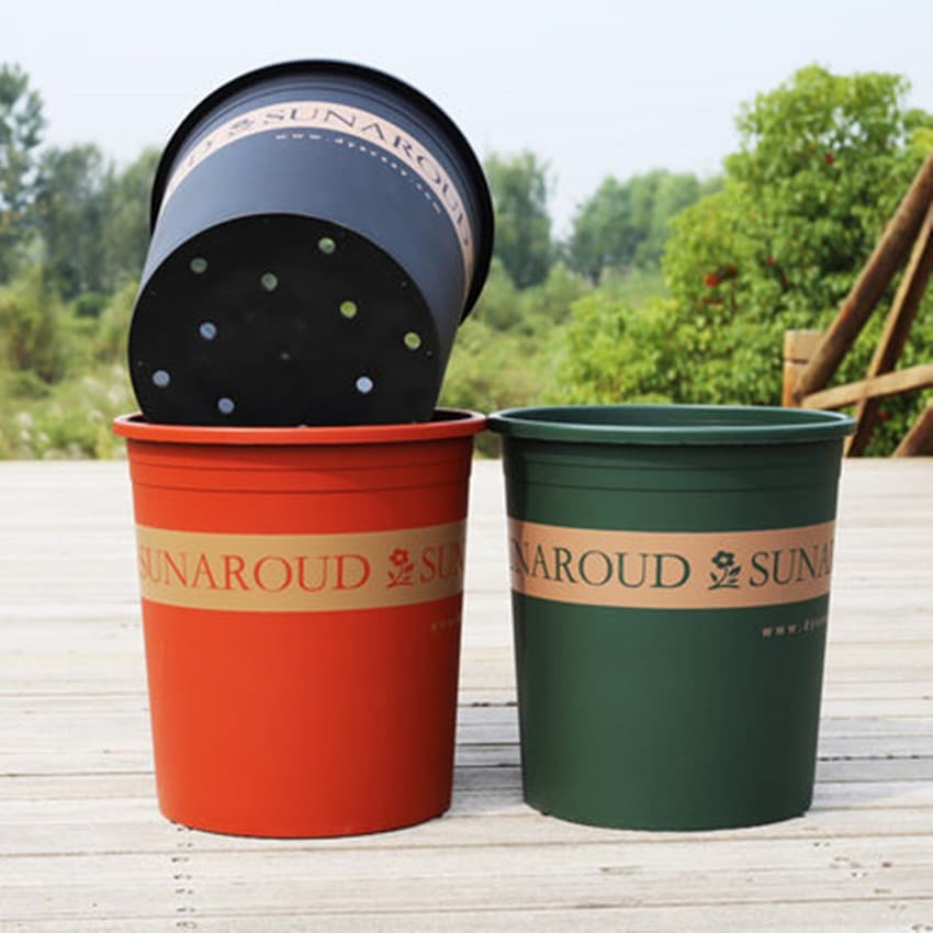 Extra Large Thickened Gallon Pot, Qingshan Plastic Pot for Planting Trees, Large Floor Green Plants, Potted Roses, Fruit Trees, Flower Pots