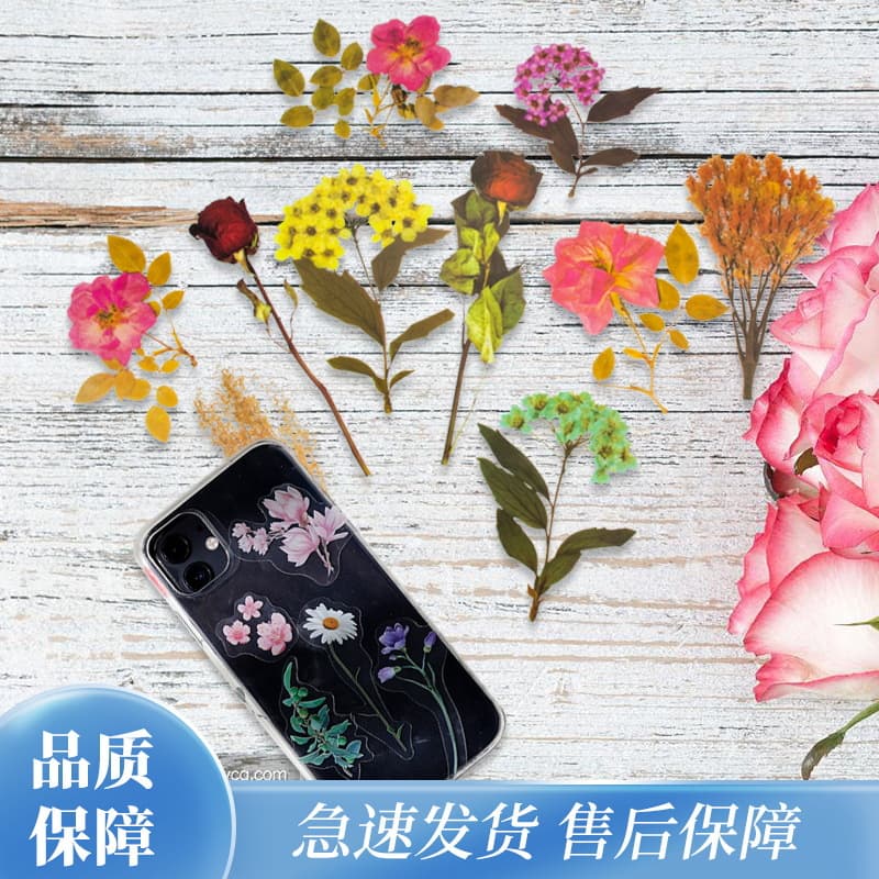 Floral Sticker PVC Plant Fresh Journal Diary Sticker PET Wall Sticker Plant Flower Series Sticker Small Gift Wholesale