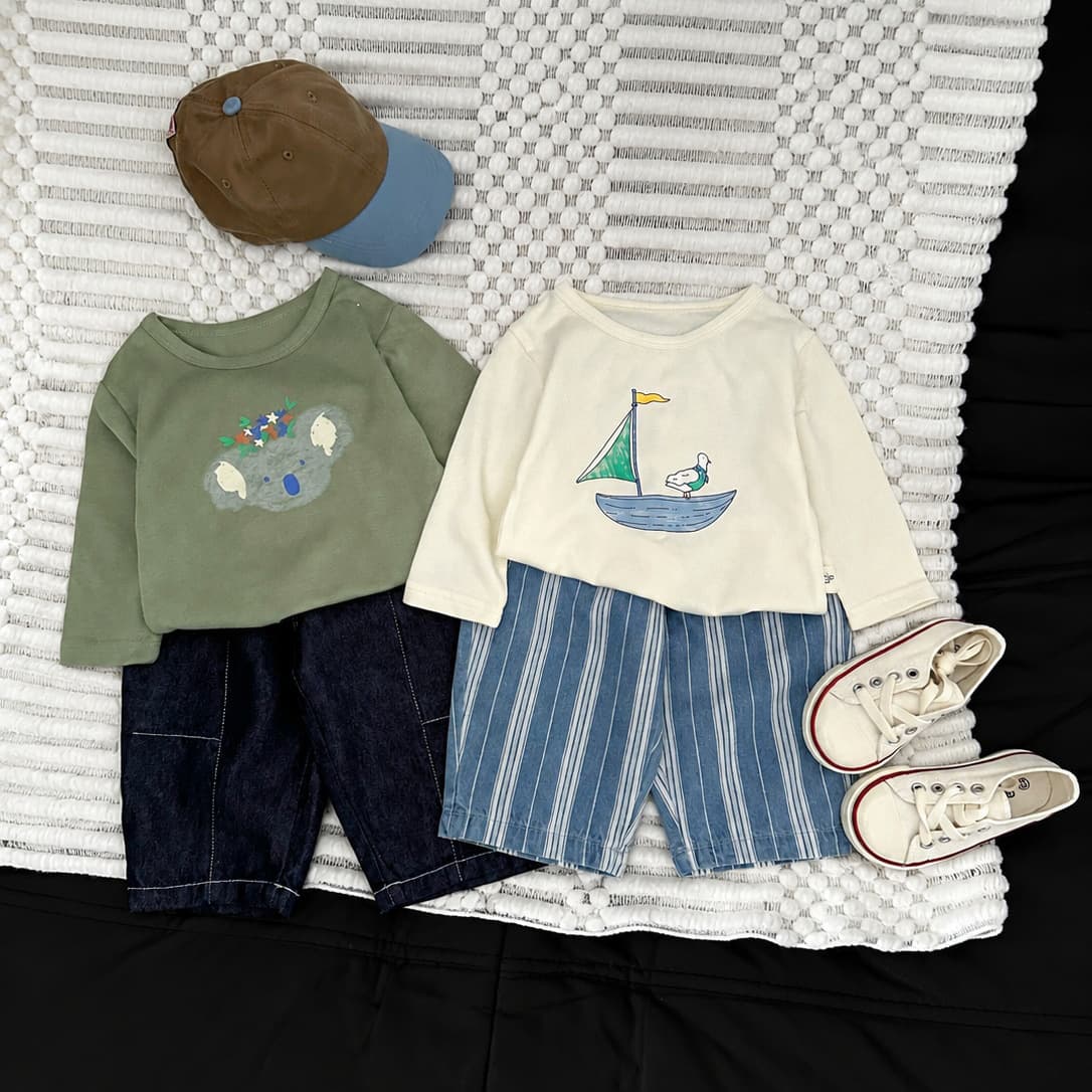 Kids Early Fall Long Sleeve T-Shirt, Baby Spring/Autumn Cartoon Print Loose Basic Top Autumn Clothes