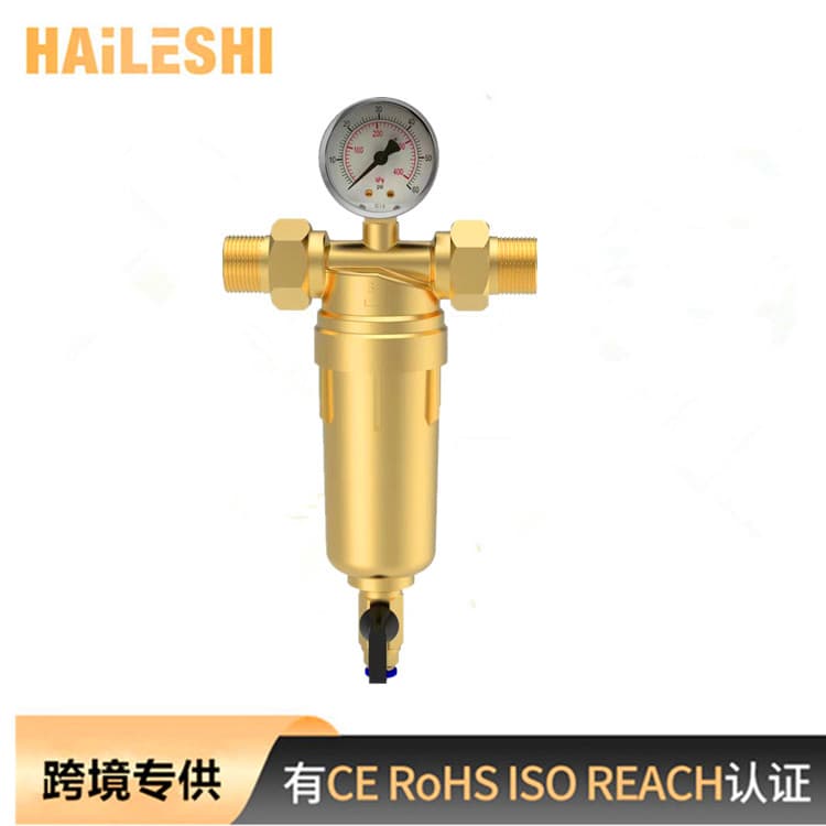 Full Copper with Pressure Gauge Wall Mounted Boiler Water Purifier Filter Bottle Non-Domestic Use Special Export