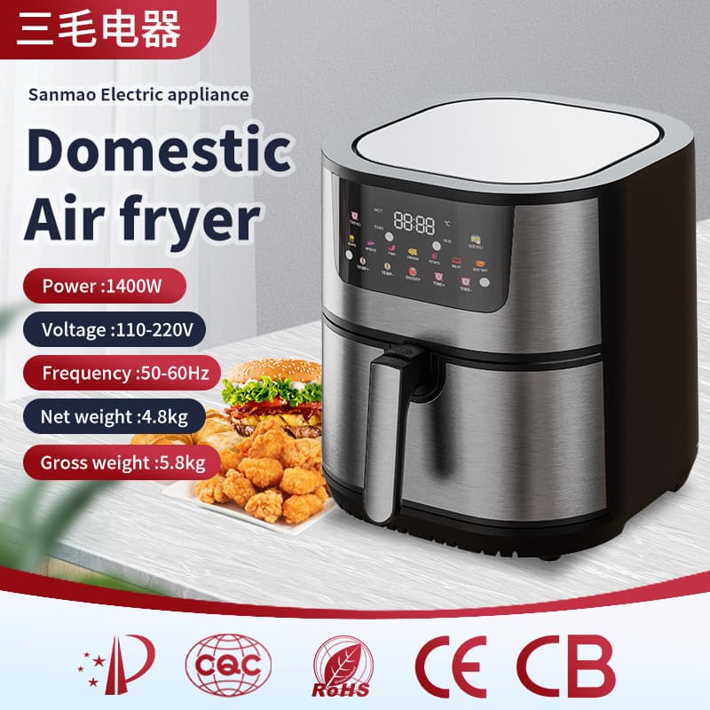 12L Air Fryer, New Household Electric Fryer, 110V-220V, Cross-border Export, Split-type Electric Oven, French Fry Maker