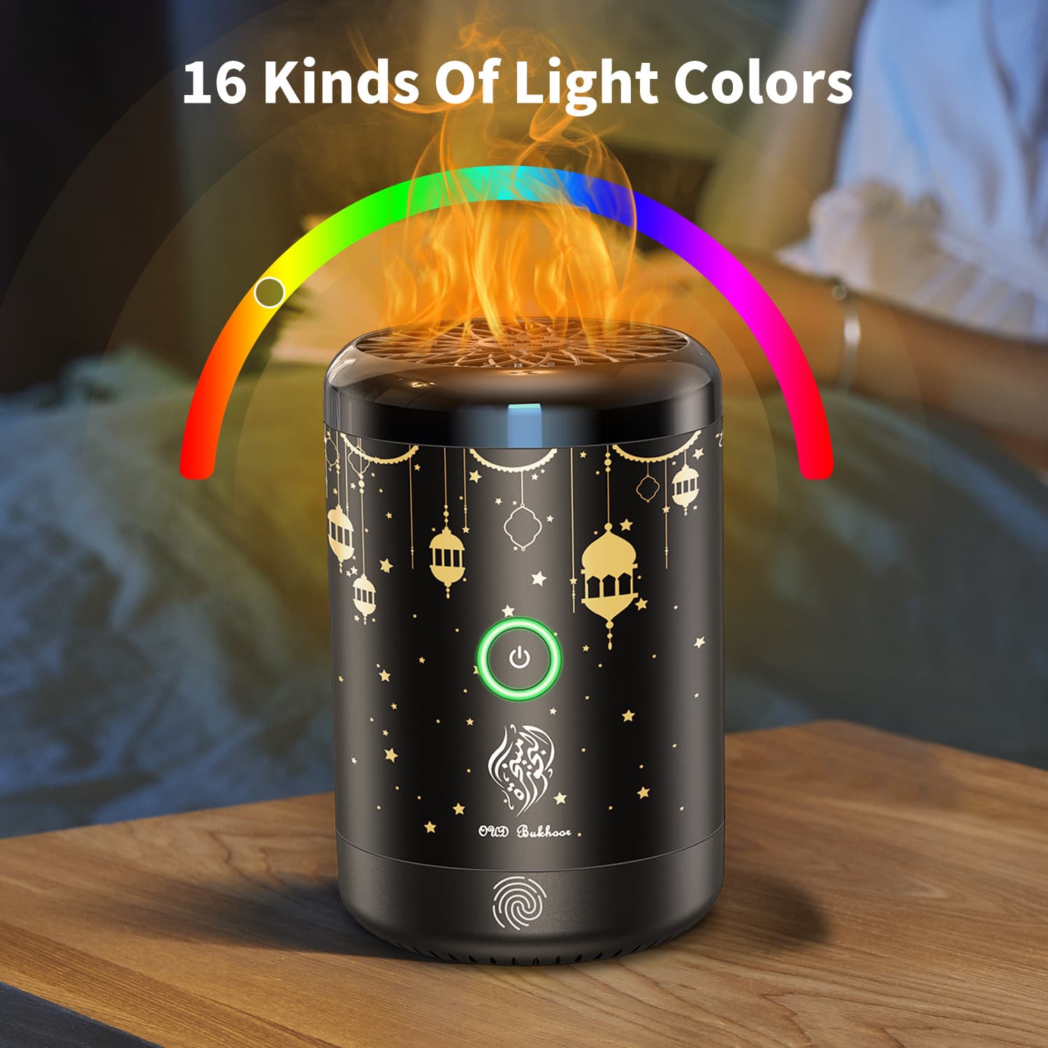 BK-25 Middle East electric incense burner 16 colors aromatherapy machine incense burner Arabic rechargeable incense burner