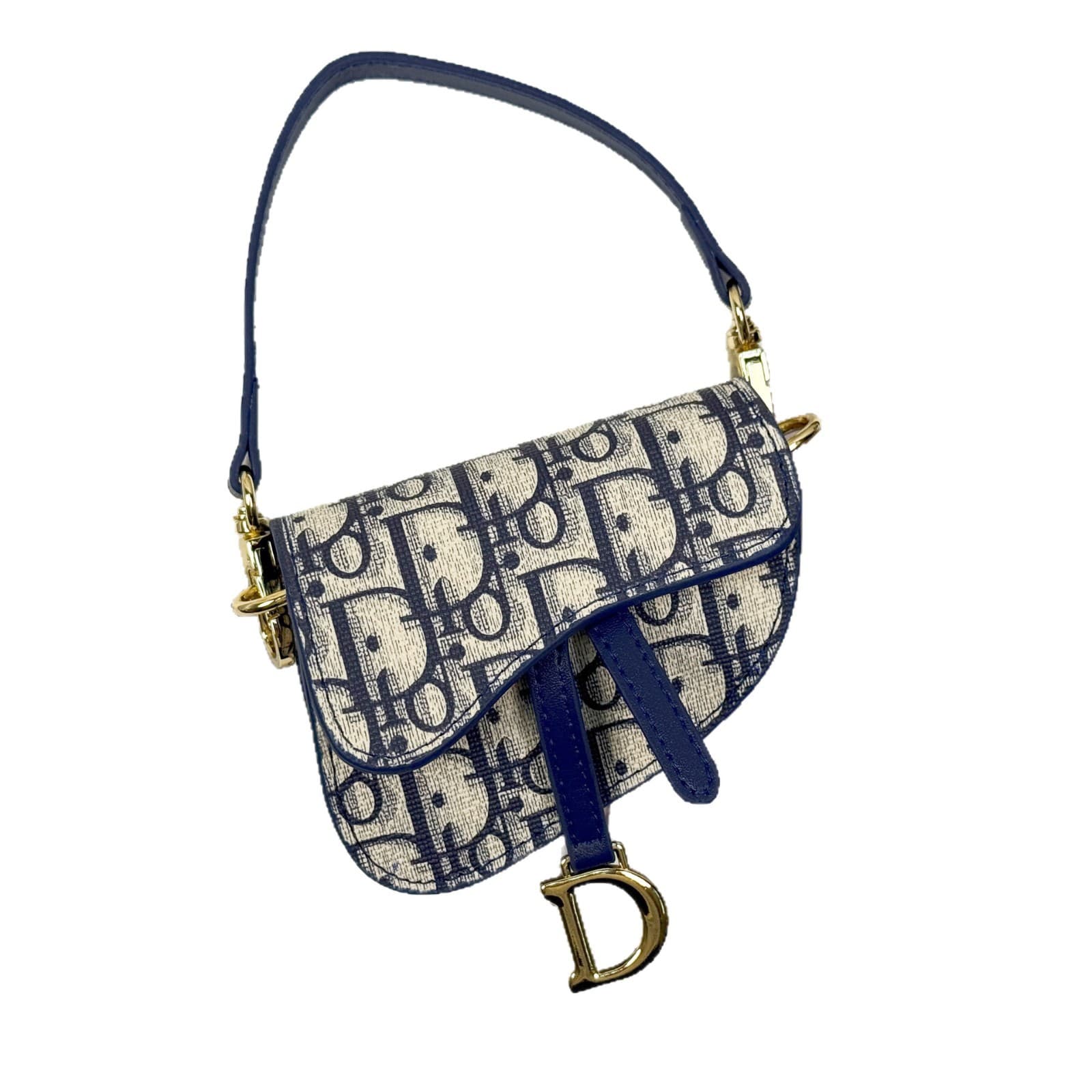 New Fashion Mini Saddle Bag Earphone Bag Car Keychain Bag Pendant Accessory Coin Purse Blind Box Pairing Women