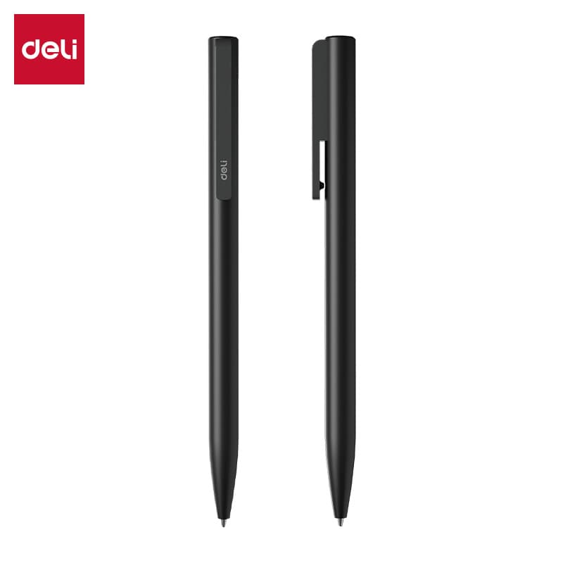 Deli MP604W Pen-Shaped AI Voice Recorder 64G (Black) Small Voice Recorder Portable Wearable Recording Meetings