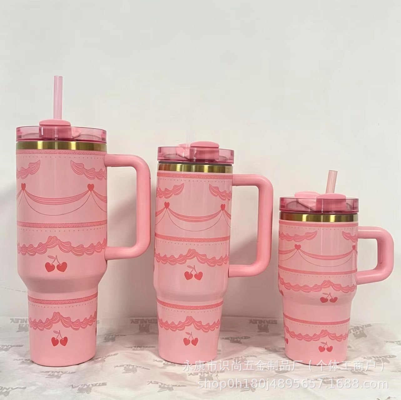STANLEY2026 Limited Valentine's Day Series Spring Series Quencher H2.0 Giant Straw Cup