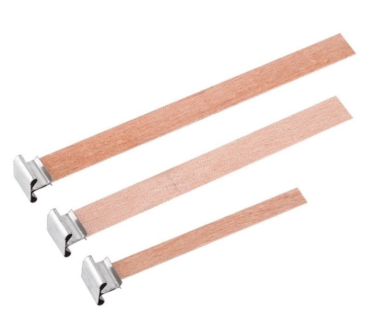 Handmade Candle DIY Materials Wooden Candle Wick with Base Holder Wood Core for Making Scented Candle Molds Tools
