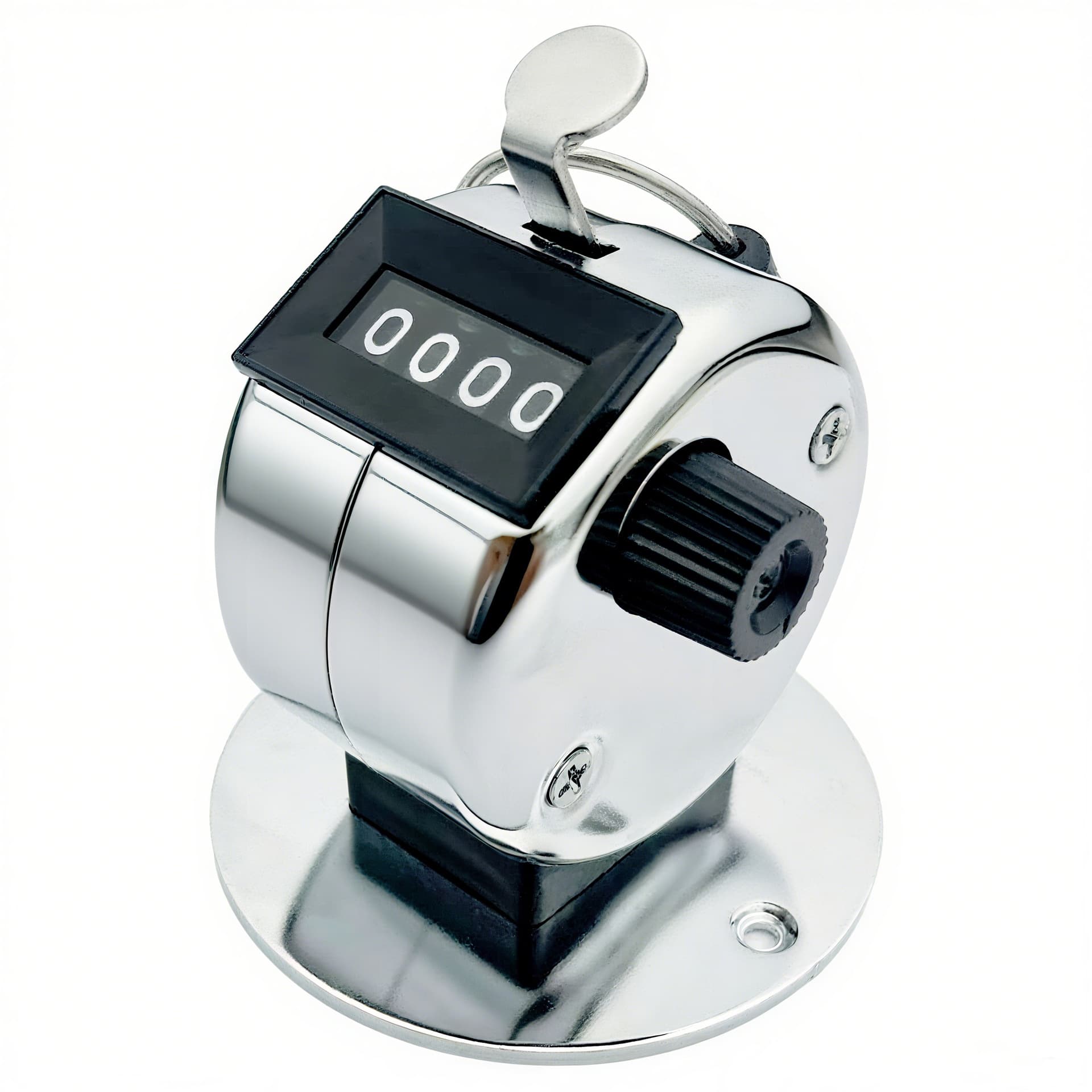 Factory direct mechanical counter with metal base, bulk stock available