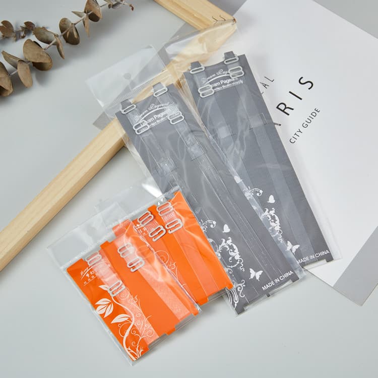 [Free Shipping on Orders Over a Certain Amount] High Elastic Transparent Bra Straps with Metal Buckle, 1CM Wide, Wholesale - Metal Buckle