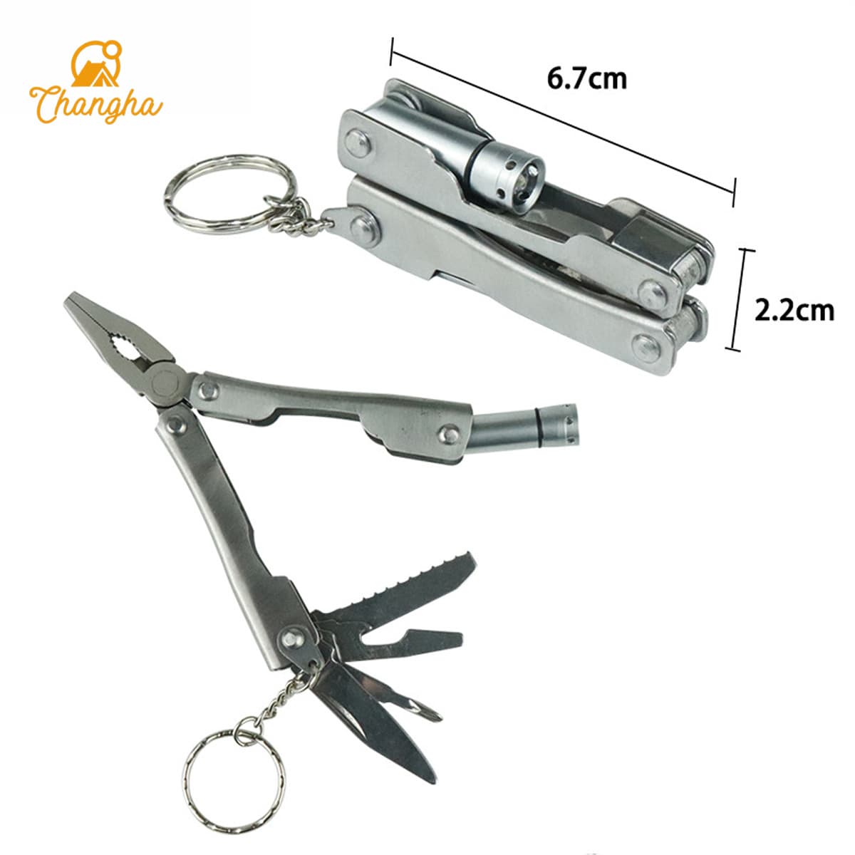 Multi-function Pliers Multi-tool Pliers Small Pliers with Light Mini Folding Pliers Outdoor Supplies Wholesale