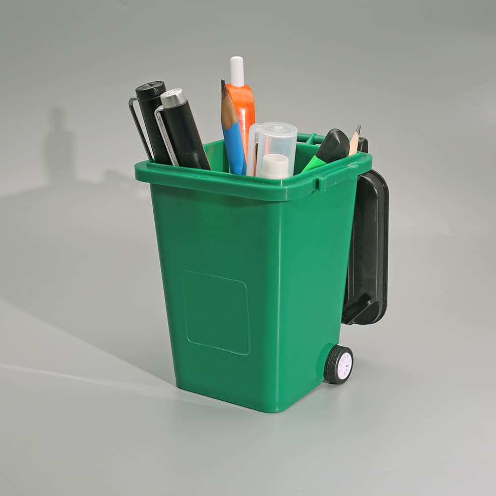 Fun roller trash can creative storage pen holder suitable for desktop stationery, small hardware tools and other small items