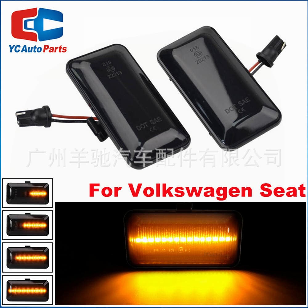 LED Dynamic Sequential Fender Side Light for Volkswagen Golf 3, Passat, Seat