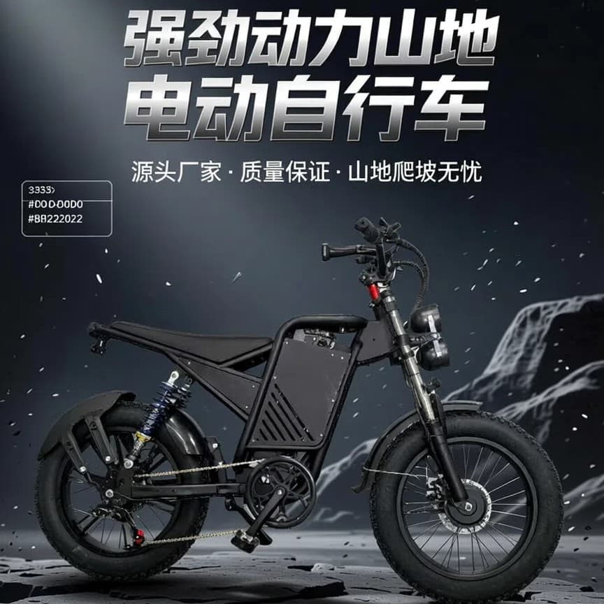 Export Hot Selling Electric Mountain Bike Motorcycle Ebike