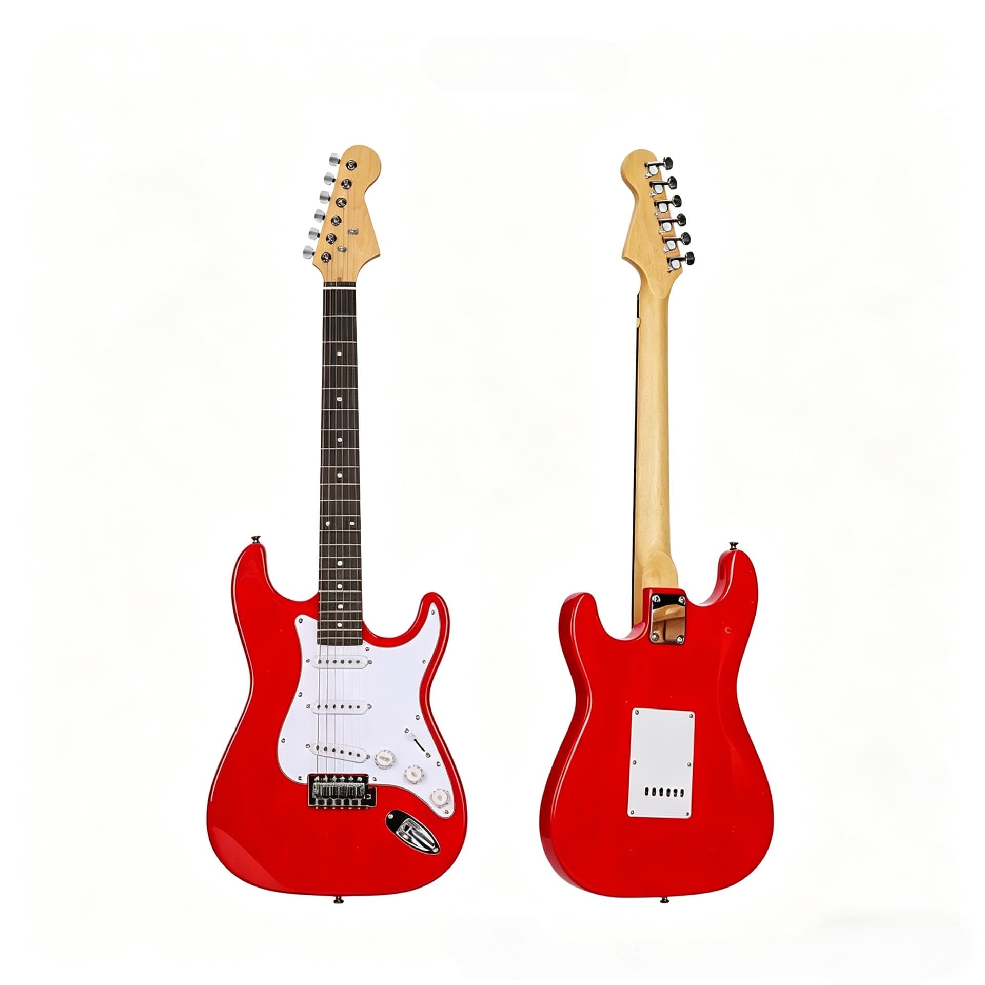 Electric Guitar for Beginners Rock Guitar Single Coil ST Classic Style Tremolo Solid Wood Guitar Instrument Wholesale
