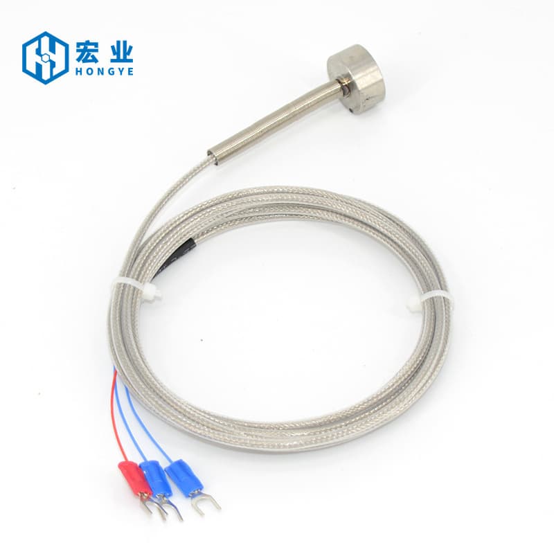 PT100 Magnetic Probe, Magnetic Adsorption Platinum RTD, Waterproof, PT100 Magnetic Temperature Sensor