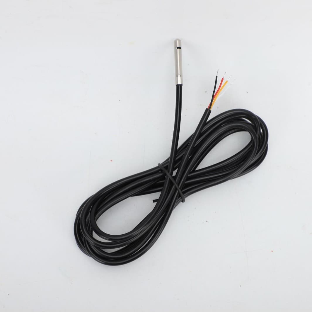 DS18B20 Temperature Sensor, 304 Stainless Steel, Waterproof Temperature Sensing Wire, Thermistor, Waterproof and High Temperature Resistant